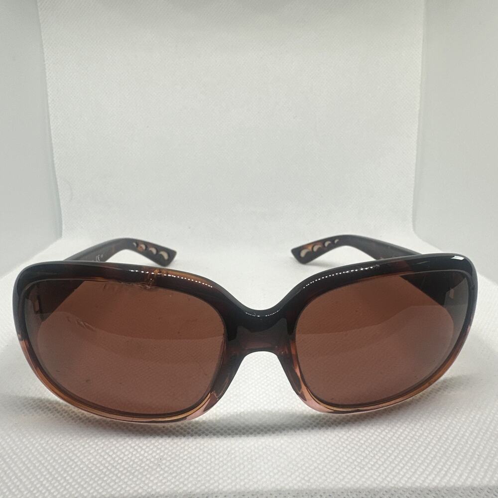 Costa Del Mar Gannet GNT120 Sunglasses Shiny Tortoise Copper Lens Womens Used